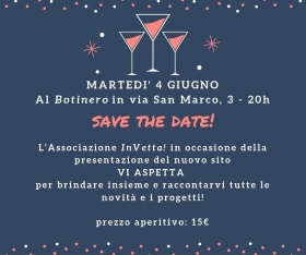 APERITIVO MARTEDì 4 GIUGNO 2019 - Oratorio dei Chiostri