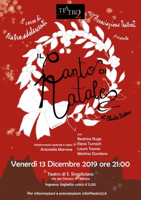 VENERDI 13 DICEMBRE : TEATRO IN ORATORIO ! - Oratorio dei Chiostri