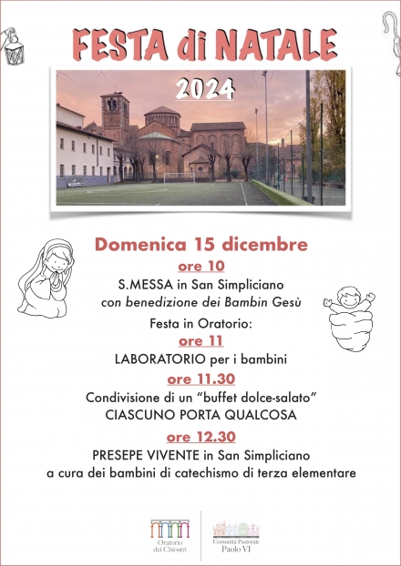 Prepariamo insieme il Natale ! - Oratorio dei Chiostri